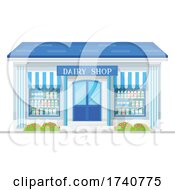 Poster, Art Print Of Dairy Building Storefront