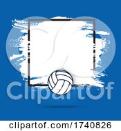 Poster, Art Print Of Volleyball Border
