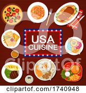 Poster, Art Print Of Usa Cuisine