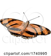 Poster, Art Print Of Dryadula Phaetusa Banded Orange Heliconian Butterfly