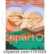 Poster, Art Print Of Fossil Butte National Monument Located West Of Kemmerer Wyoming Wpa Poster Art
