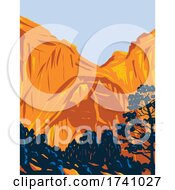 Poster, Art Print Of The El Malpais National Monument Located In Western New Mexico Wpa Poster Art