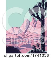 Joshua Tree In The Remote And Rugged Desert Landscape Of Gold Butte National Monument In Clark County Nevada Wpa Poster Art