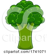 Poster, Art Print Of Cartoon Broccoli