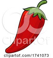 Poster, Art Print Of Cartoon Red Hot Chili Pepper