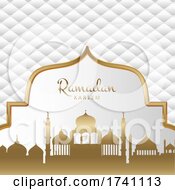 Golden Ramadan Kareem Background