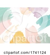 Poster, Art Print Of Abstract Hand Painted Watercolour Background