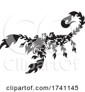 Poster, Art Print Of Flaming Scorpion