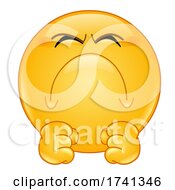 Poster, Art Print Of Irritated Yellow Smiley Face Emoji Emoticon