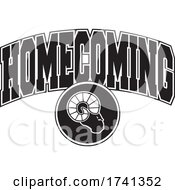 Poster, Art Print Of Black And White Rams Homecoming Design