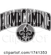 Poster, Art Print Of Black And White Saints Homecoming Design