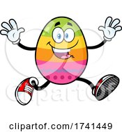 Easter Egg Character Running