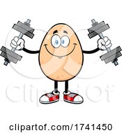 Poster, Art Print Of Egg Character Working Out
