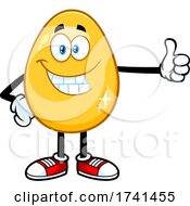 Golden Egg Giving A Thumb Up by Hit Toon
