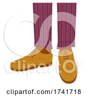 Poster, Art Print Of Guy Brogue Shoes Illustration