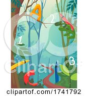 Poster, Art Print Of Preschool Forest Leaves Illustration