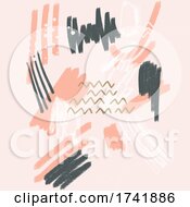 Hand Painted Abstract Art Design Background