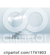 Poster, Art Print Of Abstract Interior Design With Clouds