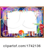 Poster, Art Print Of Circus Clown Background