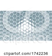 Poster, Art Print Of Hexagon Honeycomb Abstract Geometric Background