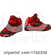 Poster, Art Print Of Red Sneakers