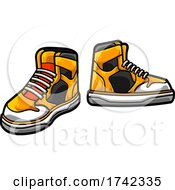 Poster, Art Print Of Yellow Sneakers