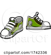Poster, Art Print Of Green Sneakers