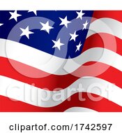Poster, Art Print Of American Flag