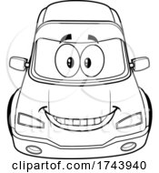 Poster, Art Print Of Black And White Smiling Car