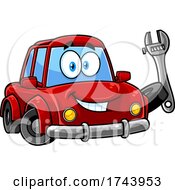 Poster, Art Print Of Car Holding A Wrench