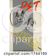 Poster, Art Print Of Cute Dogs On A Pet Show Design