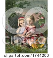 Poster, Art Print Of Children In A Garden