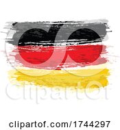 Poster, Art Print Of Painted German Flag