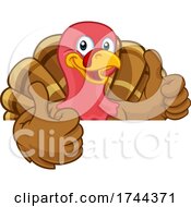 Poster, Art Print Of Turkey Thanksgiving Or Christmas Cartoon Character