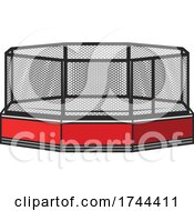Poster, Art Print Of Cage Fighting Ring