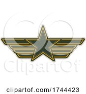 Poster, Art Print Of Winged Army Badges Emblems Insignias