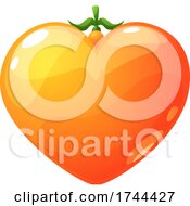 Poster, Art Print Of Orange Heart
