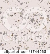 Poster, Art Print Of Abstract Background With Terazzo Stone Design