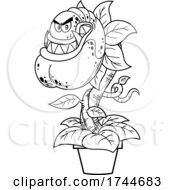 Poster, Art Print Of Cartoon Carnivorous Plant