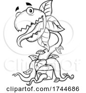 Poster, Art Print Of Cartoon Carnivorous Plant