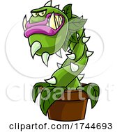 Poster, Art Print Of Cartoon Evil Carnivorous Plant