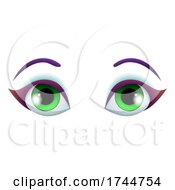 Cartoon Pair Of Eyes by AtStockIllustration