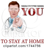 Poster, Art Print Of Doctor Pointing Your Country Needs You