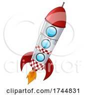 Poster, Art Print Of Flying Rocket