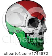 Poster, Art Print Of Italian Flag Skull
