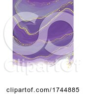 Poster, Art Print Of Hand Painted Background With Glitter Elements