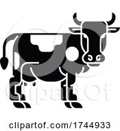 Poster, Art Print Of Cow Sign Label Icon Concept