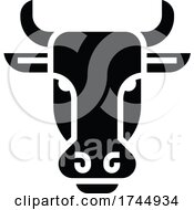 Poster, Art Print Of Bull Sign Label Icon Concept