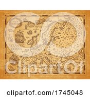 Poster, Art Print Of Antique Styled Map Of Europe