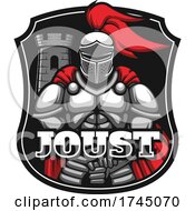 Jousting Knight Logo by Vector Tradition SM